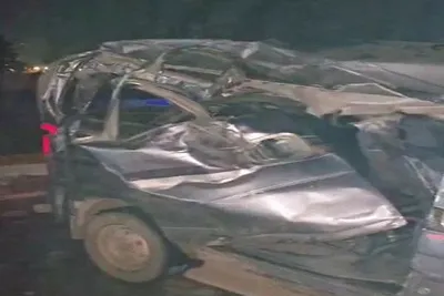 બગોદરા બાવળા હાઈવે પર ભાયલા ગામ પાસે ઈકોકાર પલટી ખાતા એકનું મોત  4ને ઈજા