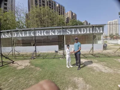 અસદ અલી u 13 સાઈઝીંગ ટ્રોફી સિઝનની મેચમાં gci b ની ટીમે યુનિકોર્ન ક્રિકેટ કલબની ટીમને 9 વિકેટથી હરાવી