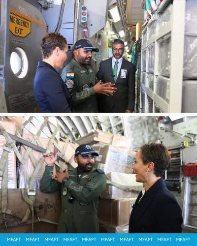 વાવાઝોડાથી થયેલા વિનાશનો સામનો કરતા જમૈકાએ પહોંચાડી માનવતાવાદી સહાય