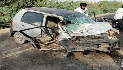 થરાદ ઢીમા રોડ પર ઈકોકાર અને અલ્ટોકાર વચ્ચે અકસ્માત સર્જાતા એકનું મોત