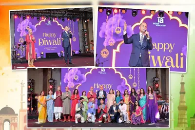 ચીનના શાંઘાઈમાં પણ દિવાળીનો તહેવાર ખૂબ જ ઉત્સાહથી ઉજવવામાં આવ્યો