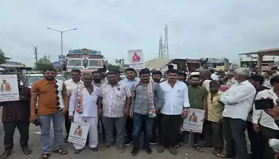 રાજકોટ ભાવનગર સ્ટેટ હાઈવે જર્જરિત હાલત  કોંગ્રેસ દ્વારા ચક્કાજામ કરી વિરોધ કરાયો
