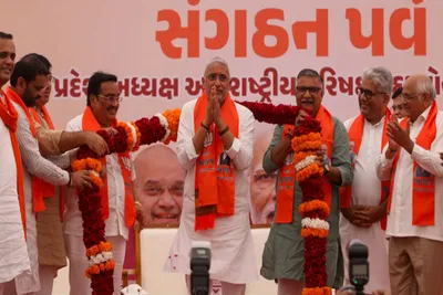 ગુજરાત ભાજપા પ્રદેશ અધ્યક્ષ તરીકે જગદીશ વિશ્વકર્માએ પદભાર સંભાળ્યો