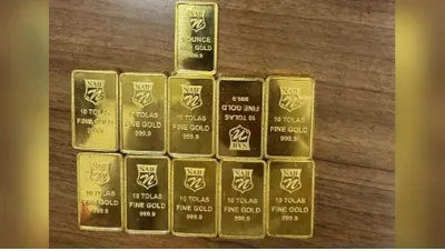 હૈદરાબાદ એરપોર્ટ પર શારજાહથી ફ્લાઈટમાં આવેલા મુસાફર પાસેથી રૂ  1 55 કરોડનું સોનુ પકડાયું