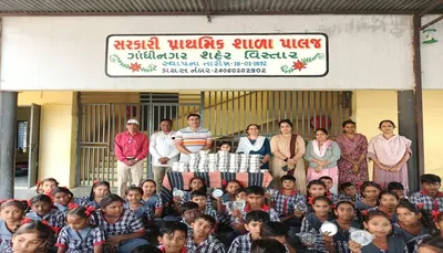 ગાંધીનગરની પાલજ સરકારી શાળાની અનોખી સિદ્ધિ  વિકાસલક્ષી પ્રવૃતિમાં અગ્રેસર