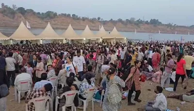 નર્મદા ઉત્તરવાહિની પ્રરિક્રમામાં મોટી સંખ્યામાં લોકો ઉમટી પડતા રસ્તો બંધ કરવો પડ્યો