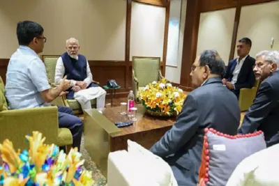 પહેલગામ આતંકી હુમલાને પગલે પીએમ મોદી સાઉદીનો પ્રવાસ રદ કરી પરત ફર્યા  એરપોર્ટ ઉપર બોલાવી તાત્કાલિક બેઠક