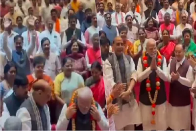 nda ના નેતાઓની સંસદીય પક્ષની બેઠક મળી  ઓપરેશન સિંદૂર મામલે pm મોદીનું સન્માન કરાયું
