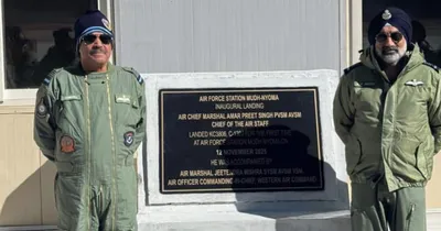 ભારતનું શક્તિચિહ્ન   લદ્દાખમાં તૈયાર થયું દેશનું સૌથી ઊંચું એરબેસ