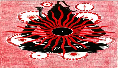 સપ્તેશ્વર મહાદેવજી મંદિર પરિસરમાં દ્વાદશ જ્યોતિર્લિંગની અનુભૂતિ કરાવતા ચિત્રોનું  શિવ દર્શન