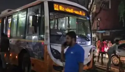 અમદાવાદના ખોડિયારનગરમાં બીઆરટીએસ બસની અડફેટે રાહદારીનું મોત