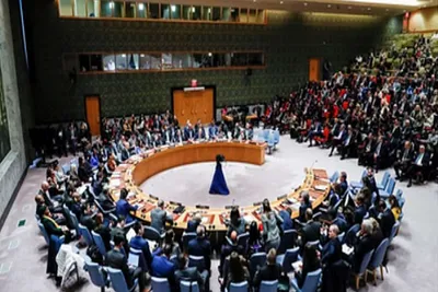 સંયુક્ત રાષ્ટ્ર સુરક્ષા પરિષદ  ગાઝા શાંતિ યોજનાને સમર્થન આપતા ઠરાવને મંજૂરી