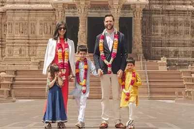 અમેરિકાના ઉપરાષ્ટ્રપતિ જેડી વાન્સે પરિવાર સાથે અક્ષરધામ મંદિરની લીધી મુલાકાત