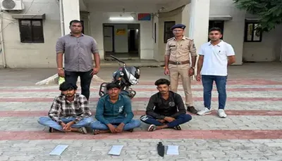 ભચાઉમાં લૂંટનો ભેદ ગણતરીની કલાકોમાં ઉકેલાયો  ત્રણ શખસોની ધરપકડ