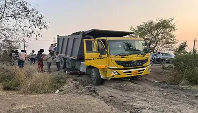 વડોદરાના સાવલી હાલોલ રોડ પર ડમ્પરની અડફેટે બાઈકચાલકનું મોત