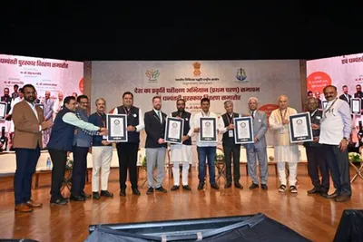  દેશ કા પ્રકૃતિ પરીક્ષણ અભિયાન ના પ્રથમ તબક્કાનું ઐતિહાસિક પાંચ ગિનીસ વર્લ્ડ રેકોર્ડ્સ સાથે સમાપન