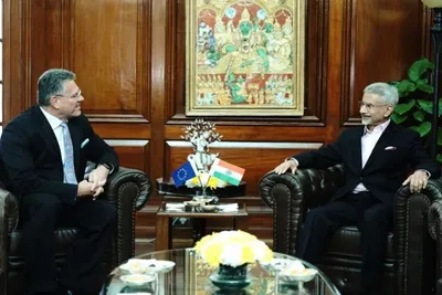 ડો એસ જયશંકરે પુરોપિયન કમિશનર ફોર ટ્રેડ એન્ડ ઈકોનોમિક સિક્યુરિટી મારોસ સેફકોવિક સાથે મુલાકાત કરી