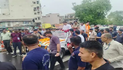 અમદાવાદમાં ગૃહરાજ્ય મંત્રી હર્ષ સંઘવીએ રથયાત્રા રૂટનું નિરીક્ષણ કર્યું