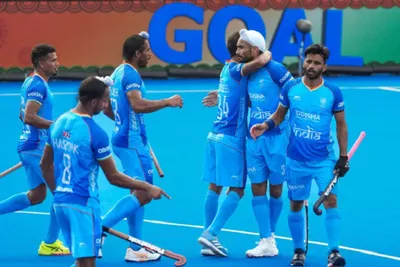 હોકી એશિયા કપ  ભારતે ચીનને 4 3થી હરાવ્યું