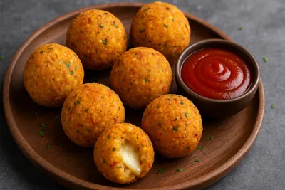 બર્ગર ચાઉમીન નહીં  હવે બાળકોના મનપસંદ પોહા પિઝા બોલ્સ ટ્રાય કરો  જાણો રેસીપી