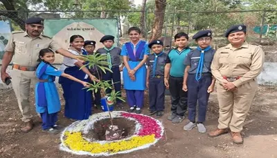 આજે વિશ્વ પર્યાવરણ દિન  ભાવનગરમાં સ્કાઉટ ગાઈડ સંઘે કર્યું વૃક્ષારોપણ