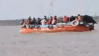 જંબુસર નજીક દરિયામાં ongcના ઓઈલ સર્વે માટે જઈ રહેલી બોટ પલટી  એકનું મોત