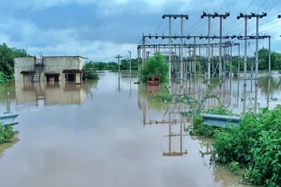 જાલોરમાં ભારે વરસાદને કારણે નદીઓ છલકાઈ ગઈ  ઘણા ગામોનો સંપર્ક તૂટી ગયો