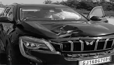 દિલ્હી મુંબઈ એક્સપ્રેસ હાઈવે પર પાદરા નજીક કારની અડફેટે બે શ્રમિકોના મોત