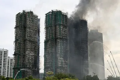 હોંગકોંગના તાઈ પો વિસ્તારમાં લાગેલી આગમાં અત્યાર સુધીમાં 128 લોકોના મોત થયા