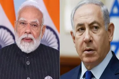 નરેન્દ્ર મોદીએ ઇઝરાયલના pm નેતન્યાહૂ સાથે ફોન પર કરી વાત  પશ્ચિમ એશિયાની પરિસ્થિતિ પર કરી ચર્ચા