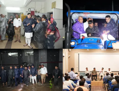 બનાસકાંઠામાં ભારે વરસાદને પગલે અસરગ્રસ્ત વિસ્તારની શંકર ચૌધરીએ લીધી મુલાકાત