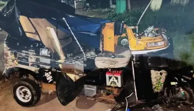 રાજકોટના માધાપર ચોકડી નજીક અજાણ્યા વાહને રિક્ષાને ટક્કર મારતા યુવાનનું મોત