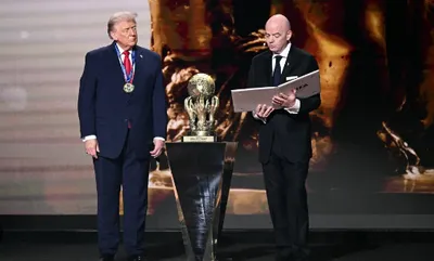 ટ્રમ્પને નોબેલની ઈચ્છા હતી પણ fifaએ શાંતિ પુરસ્કાર આપ્યો  સન્માન સમારોહમાં નરેન્દ્ર મોદીની ક્લિપ દર્શાવાઈ