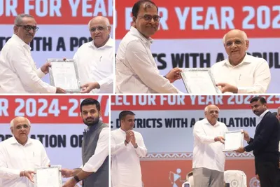 ગુજરાતઃ ઉત્કૃષ્ટ સેવાઓ બદલ “કર્મયોગી પુરસ્કાર”થી ૪ સનદી અધિકારીઓનું સન્માન