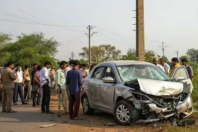 દિલ્હીના કાપાસહેરા વિસ્તારમાં અકસ્માત  એક જ પરિવારના 3 સભ્યોના મોત