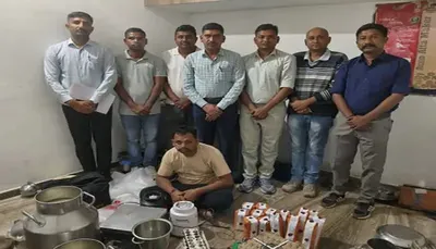 ઈડર તાલુકાના સીંગા ગામે sogએ રેડ પાડીને નકલી દૂધ બનાવનારી ફેકટરી પકડી