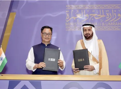 ભારતીય યાત્રાળુઓ માટે 175 025 હજ ક્વોટા સુરક્ષિત કરવામાં આવ્યો  ભારત સાઉદી અરેબિયા વચ્ચે કરાર