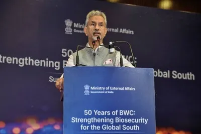 જયશંકરે વિકાસશીલ દેશોને જૈવિક શસ્ત્રો સામે રક્ષણ માટે એક થવા હાકલ કરી