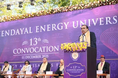 ભારત જીતેગા  ભારત આગે બઢેગાઃ pdeuના દીક્ષાંત સમારંભમાં મૂકેશ અંબાણીનું ઊર્જાવાન વક્તવ્ય