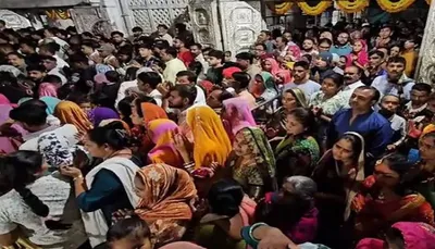 યાત્રાધામ અંબાજીમાં આજે દેવ દિવાળીએ ભાવિકો દર્શન માટે મોટી સંખ્યામાં ઉમટી પડ્યાં