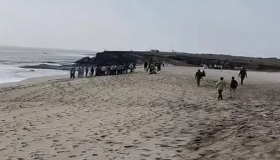 વેરાવળના બીચ પર પ્રિ વેડિંગ ફોટોશુટ દરમિયાન 5 લોકો દરિયામાં તણાયા  યુવતી લાપત્તા